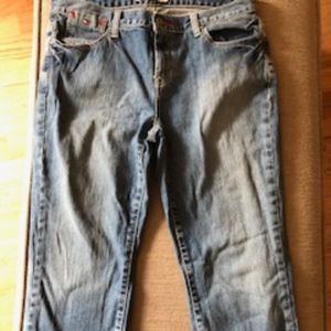 TOMMY HILFIGER DENIM CROPPED JEANS 12 Petite